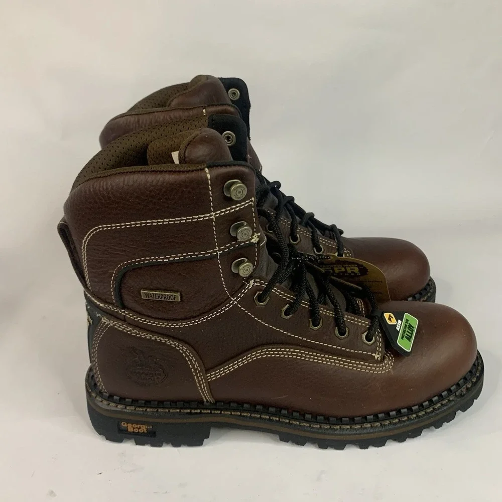 Georgia Boot AMP LT Logger Alloy Toe Waterproof Women's Logger Boot 10M GB00428